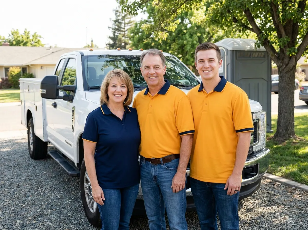 The SkyCore Restrooms Services team — porta potty rental in Sacramento, CA